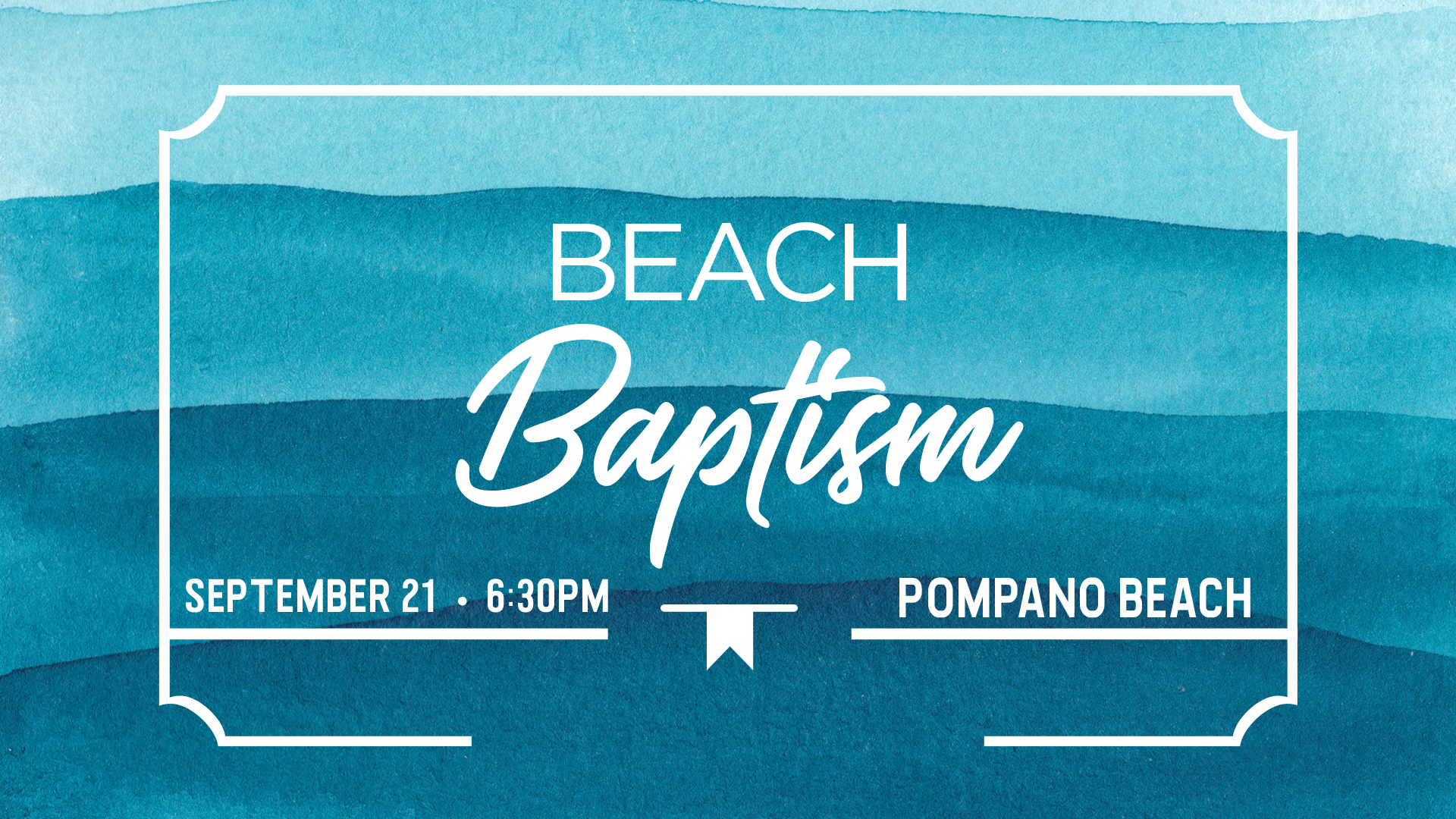 BEACH BAPTISM